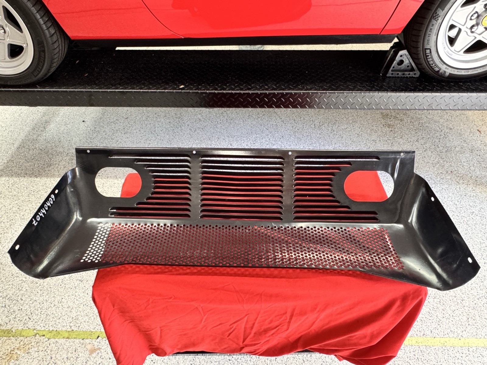 Ferrari 308 1984 Rear Lower Bumper grille P/N 60404407