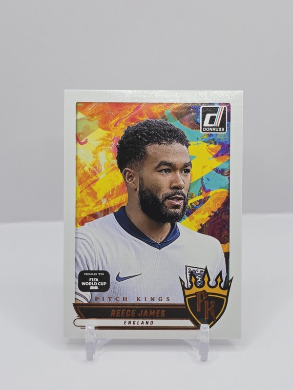 Reece James 2025-26 Donruss Road to FIFA World Cup Pitch Kings #5 England Card