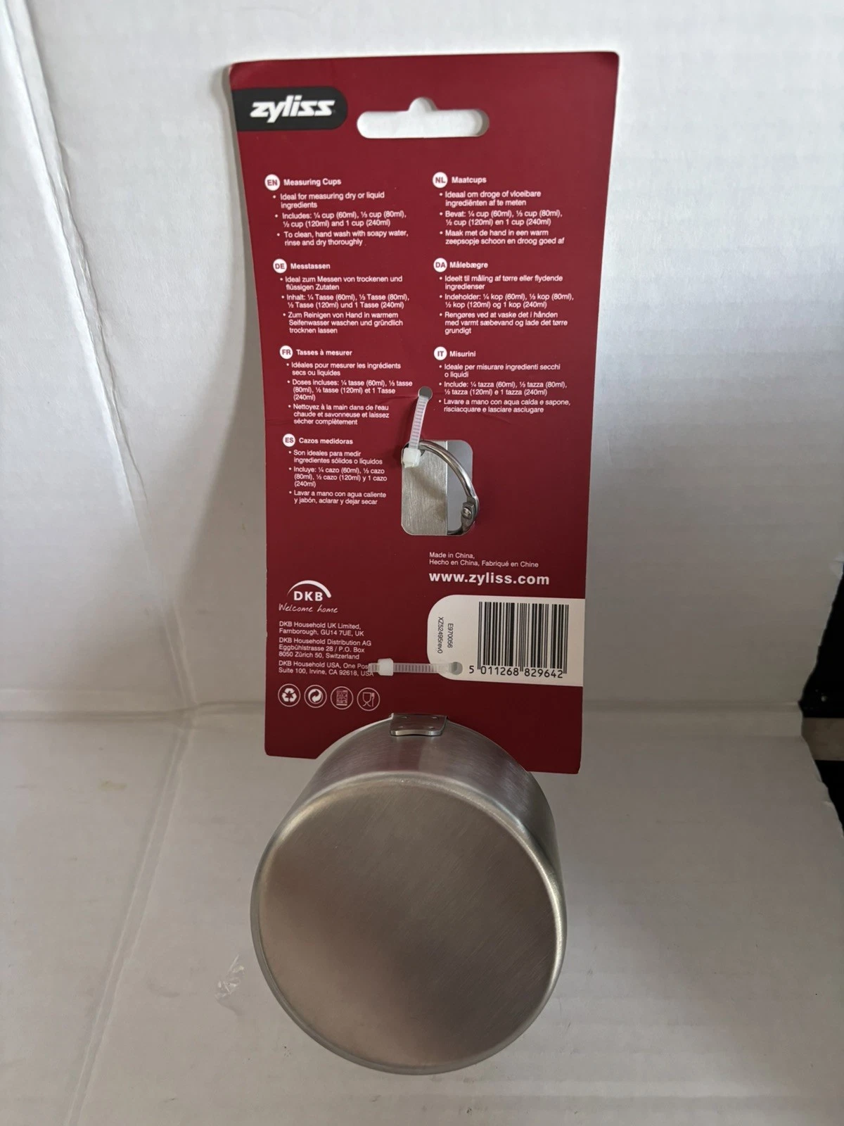 Zyliss Measuring Cup Set for Measuring Baking Ingredients/Liquid/Dry Items/Hot