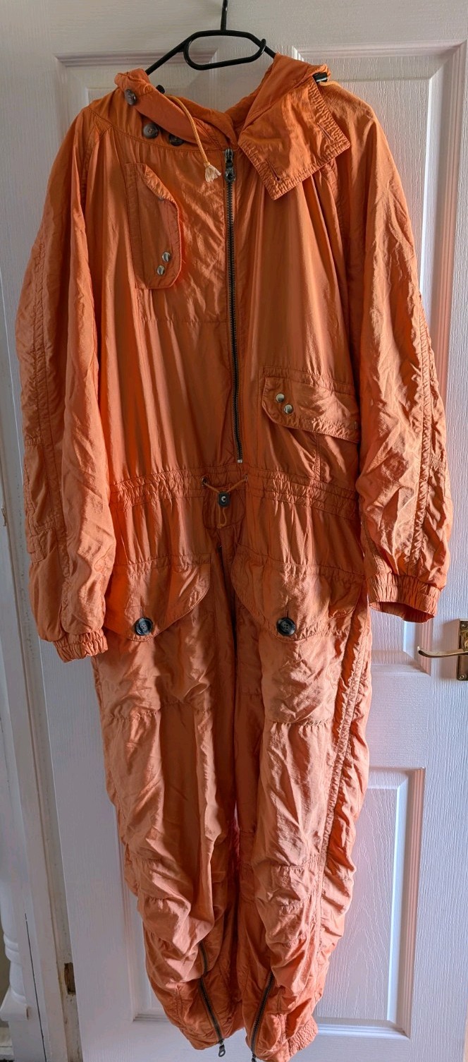 Traje de esquí de nieve vintage Jet Set ropa deportiva años 80 XL