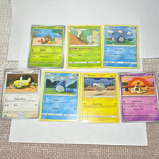 Nintendo Pokemon TCG Temporal Forces 7-Card Lot Reverse Holo English Seedot+