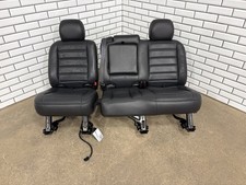 2003-2007 Hummer H2 Rear 2nd Row 6040 Split Bench Seat Leather Black 192