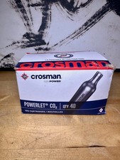 Crosman Brand 12 Gram Co2 Powerlets, 40ct, for Use with Paintball, Air Rifles,