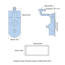 Compression Latch Replacement Silver Good Sealing Performance Compression Latch