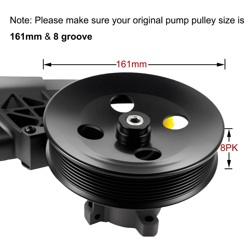20-70268 Power Steering Pump w/ Pulley for 2003-07 Ram 2500 3500 5.7L 5.9L 6.7L - Image 2 of 4