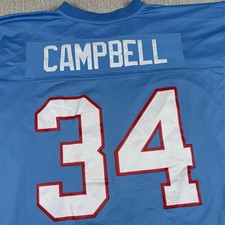 Mitchell & Ness Men’s 3XLT Houston Oilers Earl Campbell #34 Blue Football Jersey