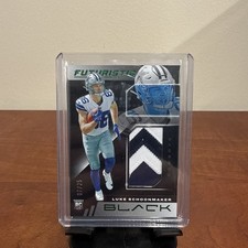 2023 Panini Black Futuristic Luke Schoonmaker #FUT-7  GREEN Rookie Patch RC /25