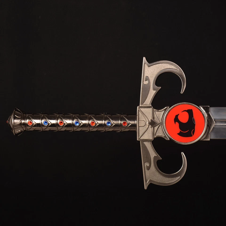 48 polegadas Anime Sword/Sword of Omens/Lâmina de aço inoxidável/Padrão vermelho/Colecionável - Imagem 3 de 4