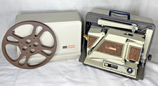 Singer Insta-Load 16mm Film Projector Super Bright F1.4 Lens with Reel - Tested