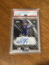 2024 Topps Chrome Black - Autographs Pete Crow-Armstrong #CBA-PC (AU, RC)
