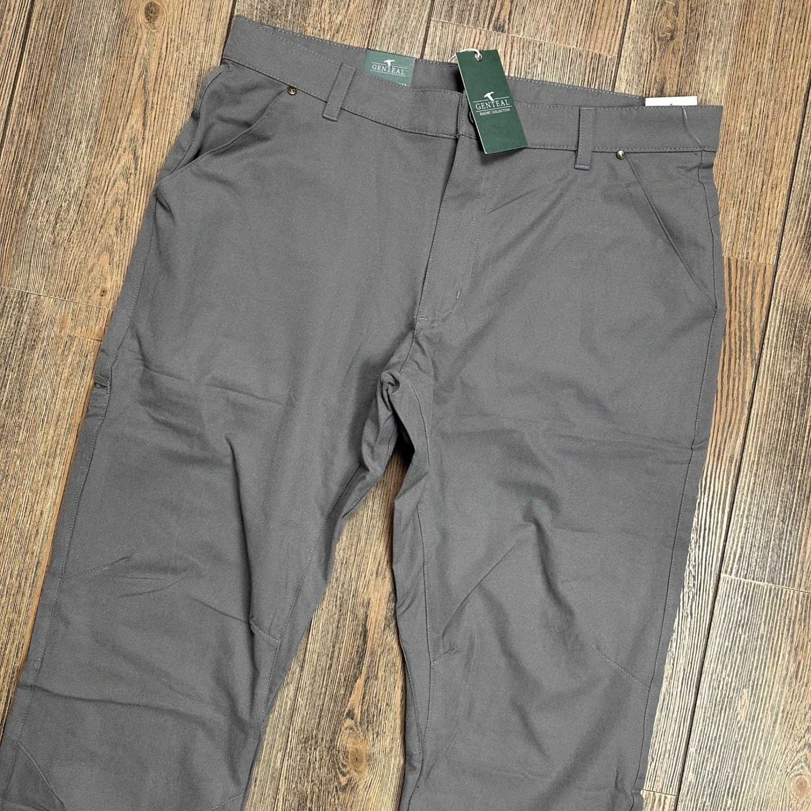 GenTeal Trailhead Pant Mens 34x30 Gray Classic Fit Wicking Trail Hiking NEW