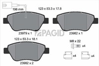 Bremsbelagsatz BremsklöTze FüR Fiat Grande Punto 199 199_ 500 C 312_ 312