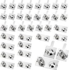 12 Pairs AA Battery Contacts, Battery Springs Negative to Positive