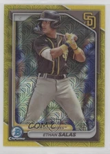 2024 Bowman Chrome Prospects Mega Box Yellow Mojo Refractor /75 Ethan Salas