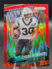 2025 Panini Prizm Football Red Flash Chuba Hubbard #237