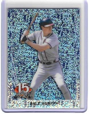 2025 Leaf 15th Anniv NSCC 1990 Leaf #90B-36 Dale Murphy Sparkles Platinum #3/5
