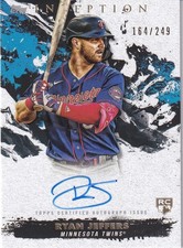 2021 Topps Inception Ryan Jeffers Rookie Emerging Star Auto /249