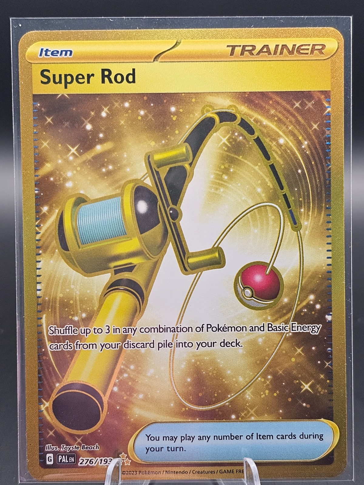 Super Rod 276/193 Padea Evolved Gold Pokemon Card