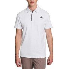 Reebok Men's and Big Men's Performance Polo Shirt, Color White New With Tag