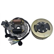 Magneto Stator Ignition Flywheel Rotor 2 Coils For 50cc 125cc Apollo Buggy SSR