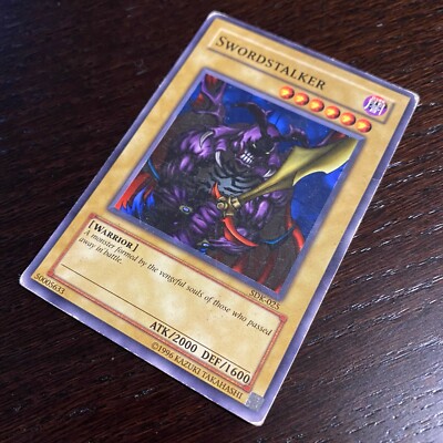 1996 Yu-Gi-Oh! Swordstalker Card SDK-025 Moderately played | eBay