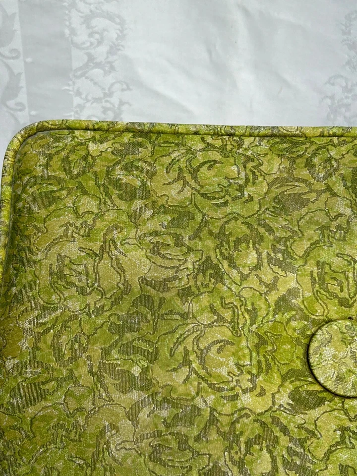 Tumbona de pierna de colección aguacate chartreuse reposapiés ángulo ajustable otomana vinilo MCM Foto 4 de 4