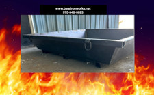Biochar Kiln Burn Box / Biomass Pyrolysis Bio-char  Carbon Charcoal 70"x60"x10"