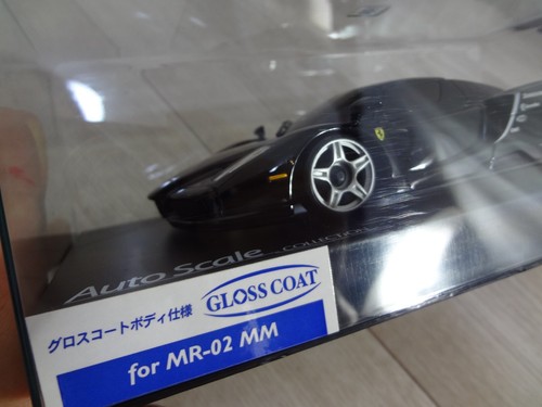Kyosho MINI-Z Body ENZO Ferrari Test Car Black MZX201TB Gloss Coat Rare - Picture 14 of 24
