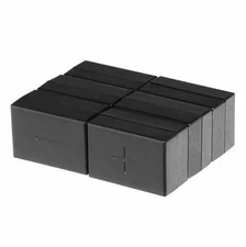 3/4 x 1/2 x 3/8 Inch Neodymium Block Magnets N52 Plastic Coating (6 Pack)