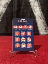 BOSTON RED SOX 2023 MLB Major League Baseball Fenway Park Pocket HOME SCHEDULE
