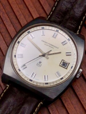 GIRARD PERREGAUX - Datum - Kal. 290-324 - Box & Schnalle - läuft!