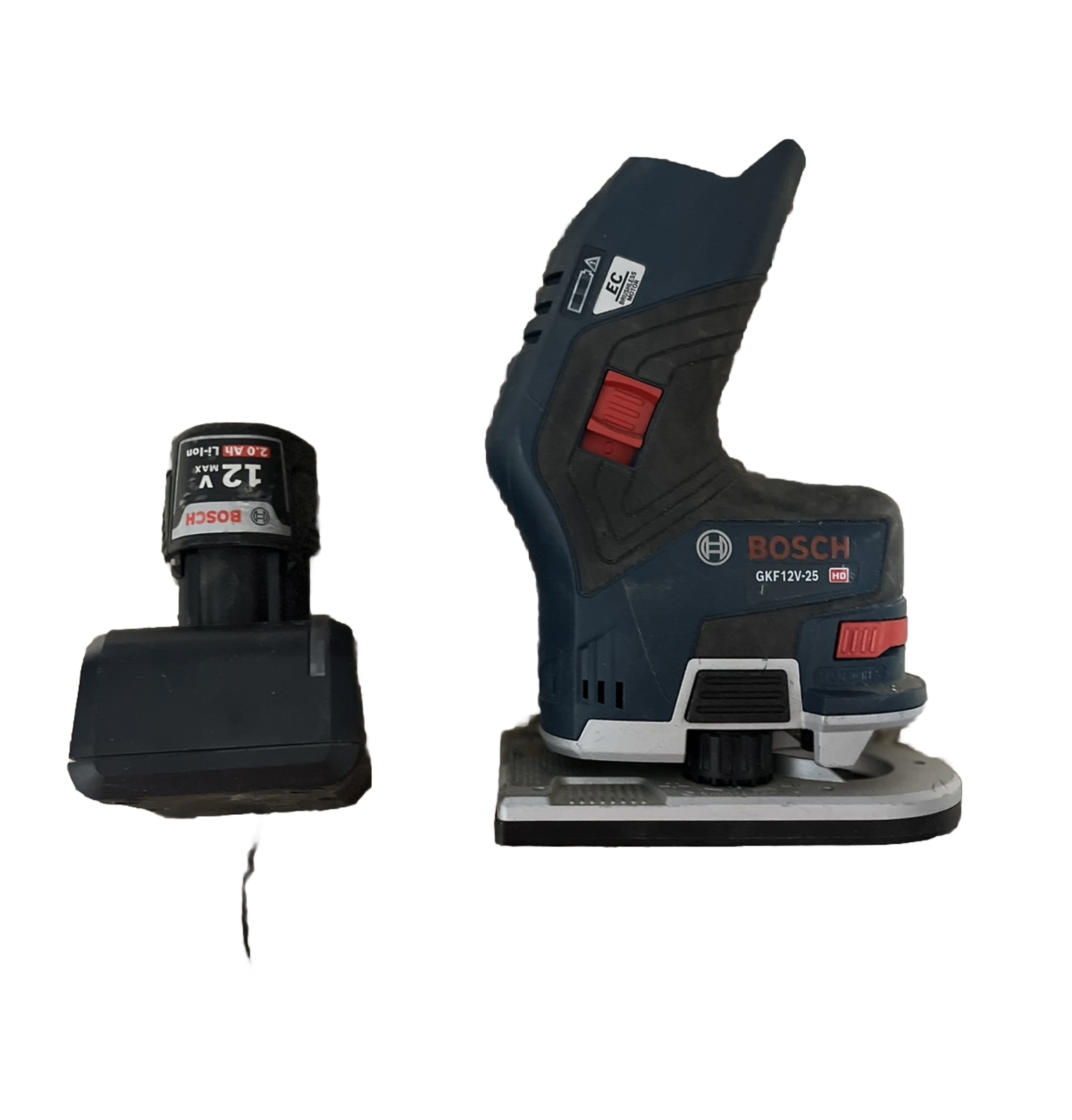 Bosch GKF12V25N 12v Compact Router Kit Working But Missing Tip, Collar