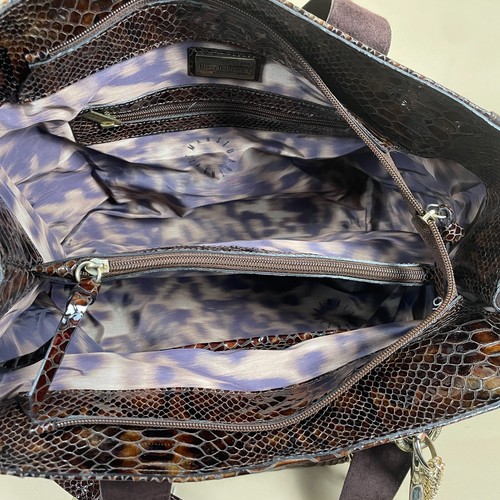 Borsa Russell & Bromley Messenger tracolla pelle scamosciata borsa a mano tartaruga - Foto 9 di 10