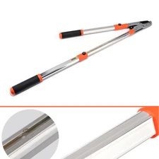 41in Telescopic Ratchet Anvil Loppers – Extendable Branch Cutter Pruner