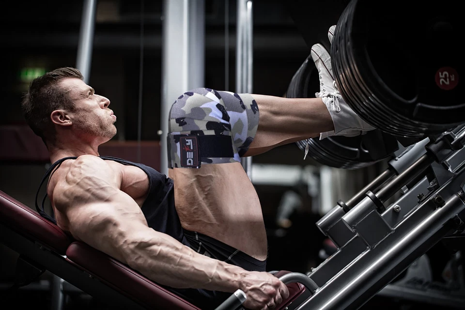 DEFY Weight Lifting Knee Wraps Training Fist Straps Power Lifter Gym Support 78" - Image 3 of 4