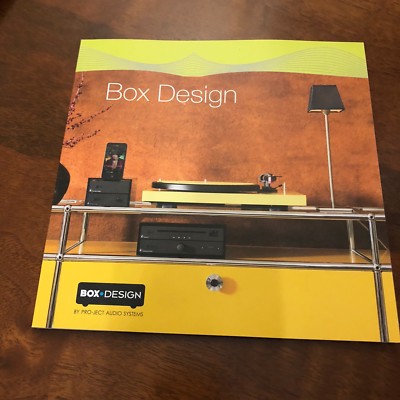 PRO-JECT AUDIO SYSTEMS BROCHURE  CATALOG  BOX DESIGN AUDIO