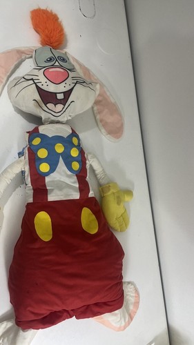 Vintage Disney Roger Rabbit Snug-Ums Sleeping Bag Child Stuffed Plush Pillow 46" - Picture 20 of 21