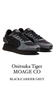 Onitsuka Tiger MOAGE CO BLACK / CARRIER GREY 1183B555 001 UNISEX Made in Vietnam