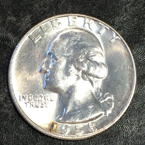 1958-D Washington Quarter - Original Uncirculated - High Quality Scans #P635