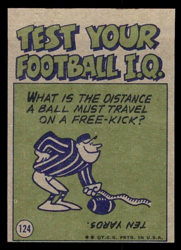 1972 Topps Football #124 John Brodie Pro Action EX/MT *d10 - Picture 2 of 2