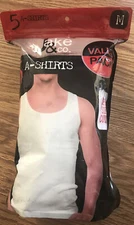 Jake & Co.  Mens A Shirts Super Soft Cotton Value Pack 5 Size M