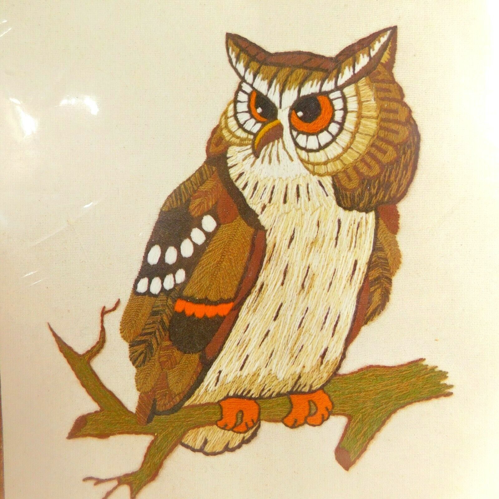 Sunset Stitchery Majestic Owl Limited time trial price Crewel Embroidery Stitch #2403 Kit San Antonio Mall