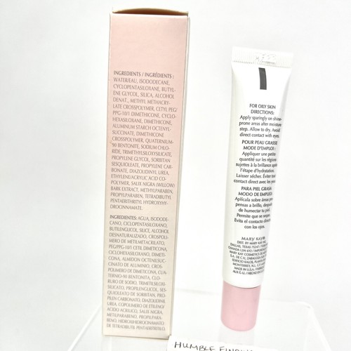 Mary Kay OIL MATTIFIER 0.6oz 379800 Original White Tube Pink Box New Oily Skin - Picture 9 of 10