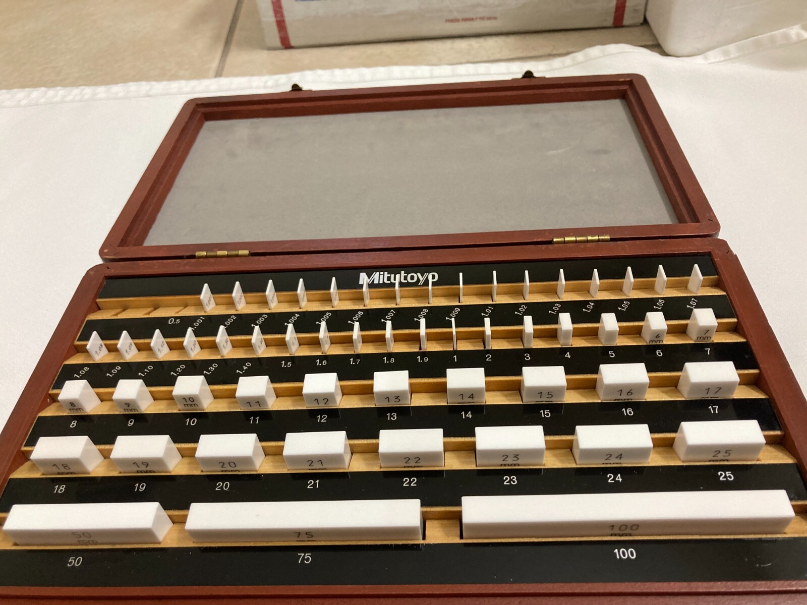 Mitutoyo BM3562 Cera Block Metric Ceramic Gage Block Set eBay