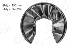 AIC 57069 splash panel, brake disc for Audi