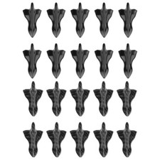 10Pcs Carbon Rear Window Roof Spoiler