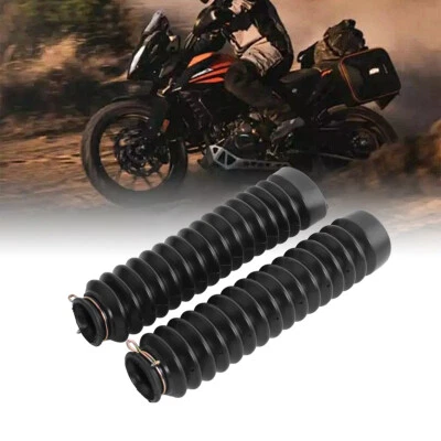 2x Motorrad Vorderradgabel Staubschutzmanschetten Stoßdämpfer Gummi
