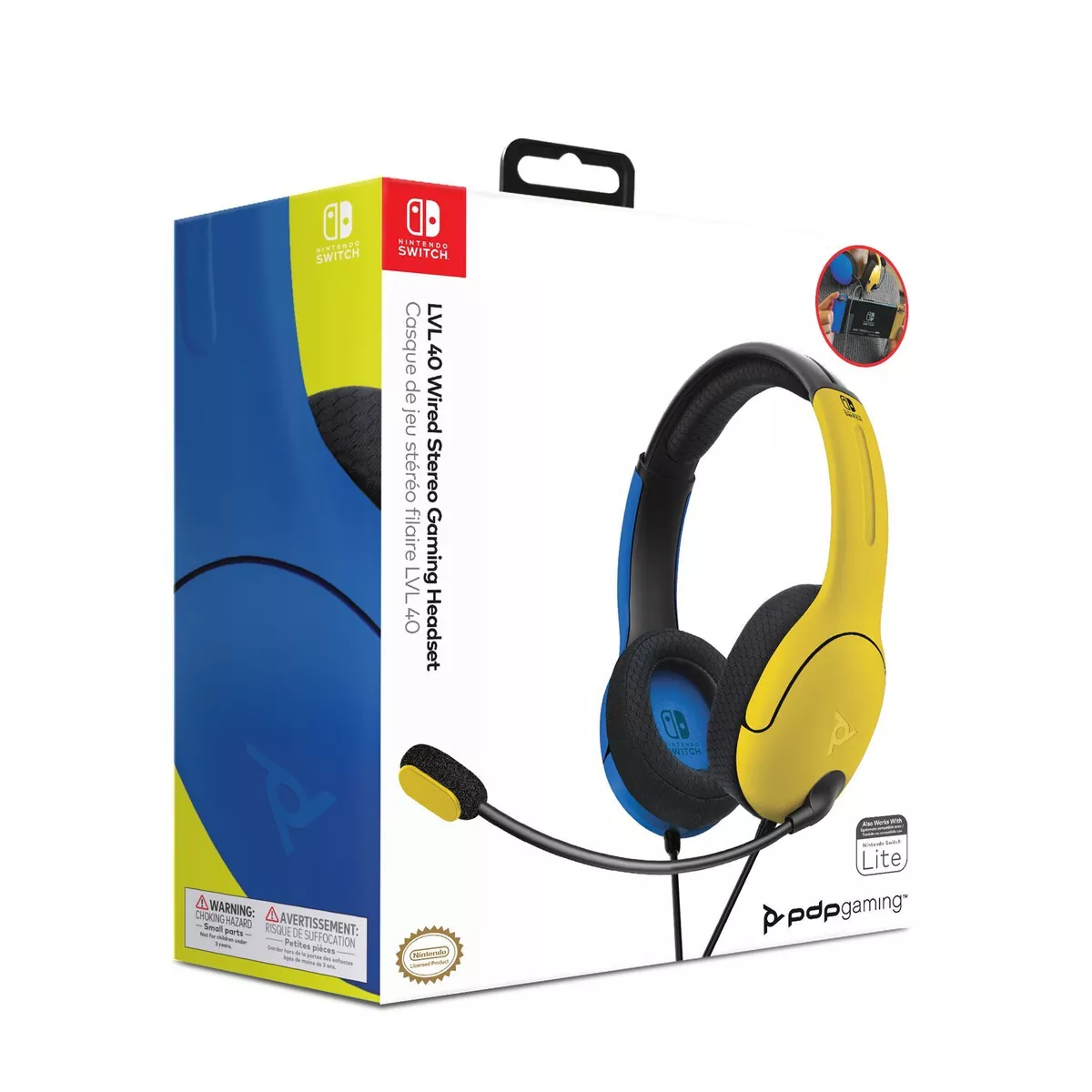PDP LVL40 Wired Stereo Gaming Headset FORTNITE WILDCAT EDITION