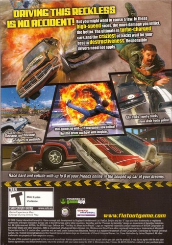 FlatOut 2 PC Game 2006 Empire Interactive Windows 10 11 - Foto 2 di 2