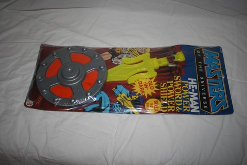 Masters of the Universe He-Man Power Sword Shield - vintage - confezionato - Foto 4 di 7